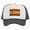 White/Dark Grey, variant on Top Headwear Country Spain Flag Hat - Espana Trucker Cap Black