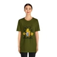 thumbnail image 4 of Always Be Kind Sunflower Sumer Gnomes Unisex Jersey Short Sleeve Tee, 4 of 12
