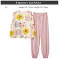 thumbnail image 2 of Pijama de mujer de algodón de manga larga, pantalón, jersey, traje fino, traje de hogar de primavera y otoño, 2 of 5