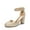GOLD-GLITTER, variant on Womens High Heel Closed Toe Chunky Wedding Shoes Pumps