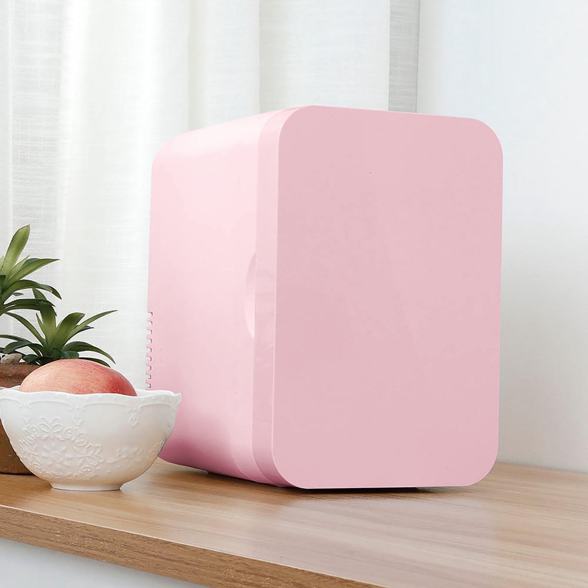 Zummy Mini 4L 6 Can Cooler Fridge & Warmer, Pink