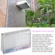 thumbnail image 2 of Lámpara de pared impermeable al aire libre del jardín del sensor de movimiento PIR de la luz accionada solar de la aleación de aluminio 48 LED, 2 of 8