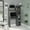 Gray, variant on Home Office Desks, Desk Logan, Five Cubbies, Light Gray Finish, Light Gray Office Desks,Particle Board Computer Desks, Furniture Office Desks & Work Surfaces