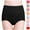 Black, variant on HAOTAGS Panties for Women,Solid Moisture-Wicking High Waist High Waist Underwear Black L
