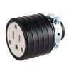 GE Heavy-Duty Grounding Connector with Metal Grip, Black