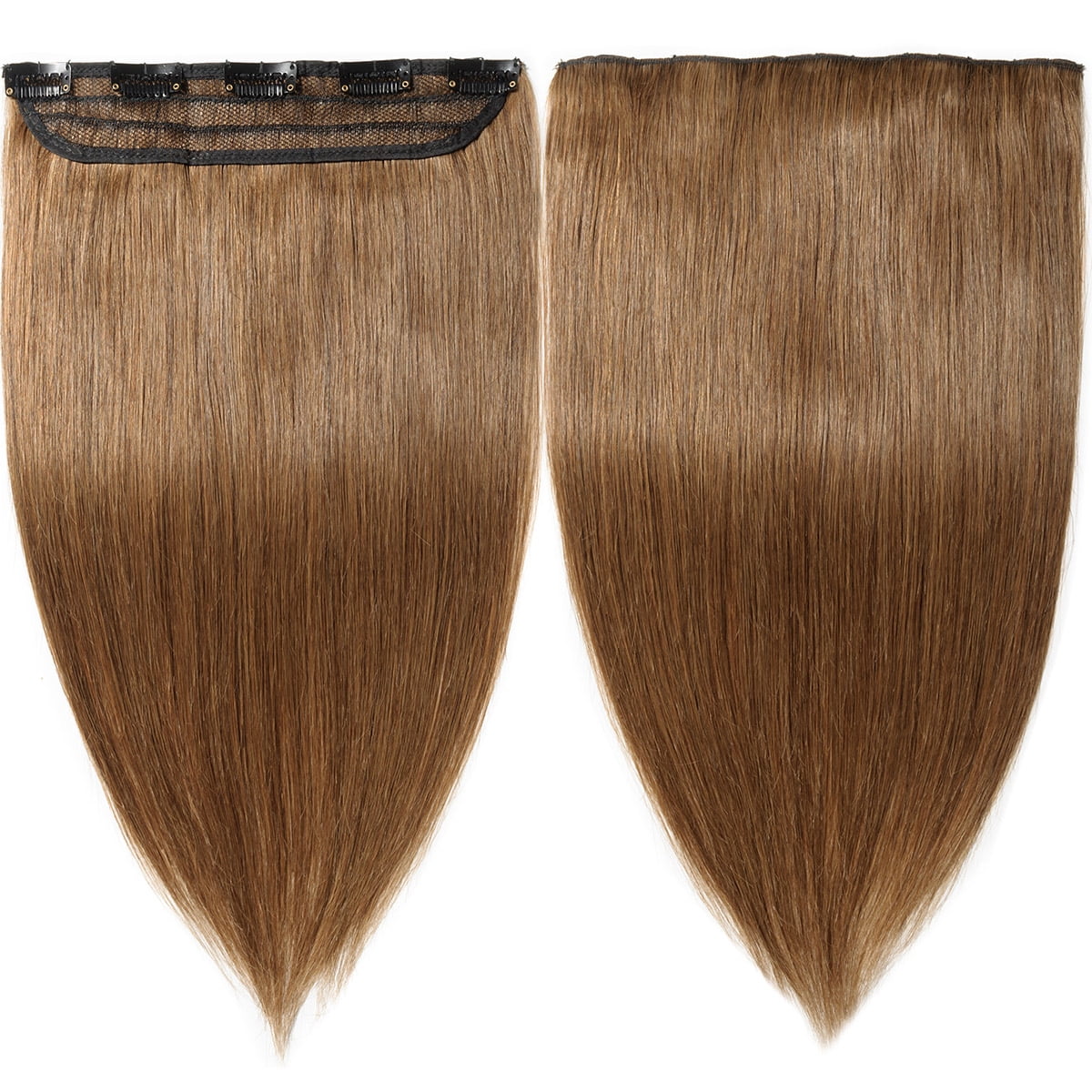 SEGO Clip in Hair Extensions Human Hair 3/4 Full Head 100% Real Remy Thick Hair Extensions Silky Straight Balayage Blonde Hair Pieces
