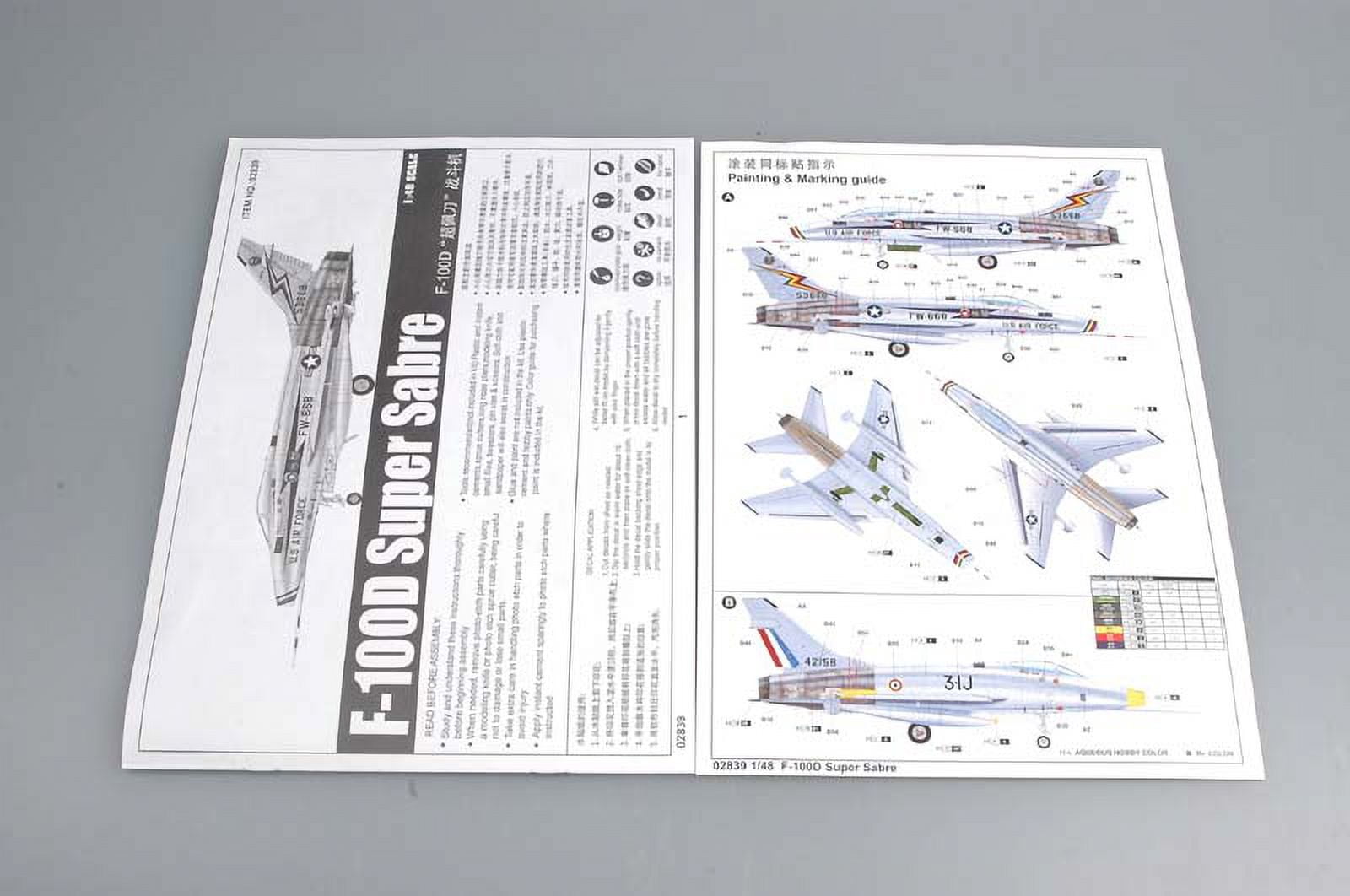 Trumpeter Models F-100D Super Sabre New