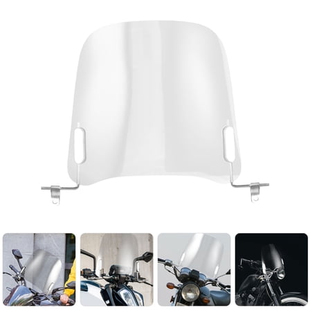 LEORX 1Set Motorcycle Windshield Accessories Pc Iron for Bikes with Rain Protection and Clear Vision
