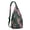 Dark-green-16, variant on Tropical Aloha Hiking Sling Backpack – Lightweight, Waterproof, Palm Leaf Design, Perfect for Beach, Summer Adventures, and Outdoor Travel