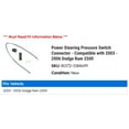 thumbnail image 2 of Power Steering Pressure Switch Connector - Compatible with 2003 - 2006 Dodge Ram 2500 2004 2005, 2 of 2