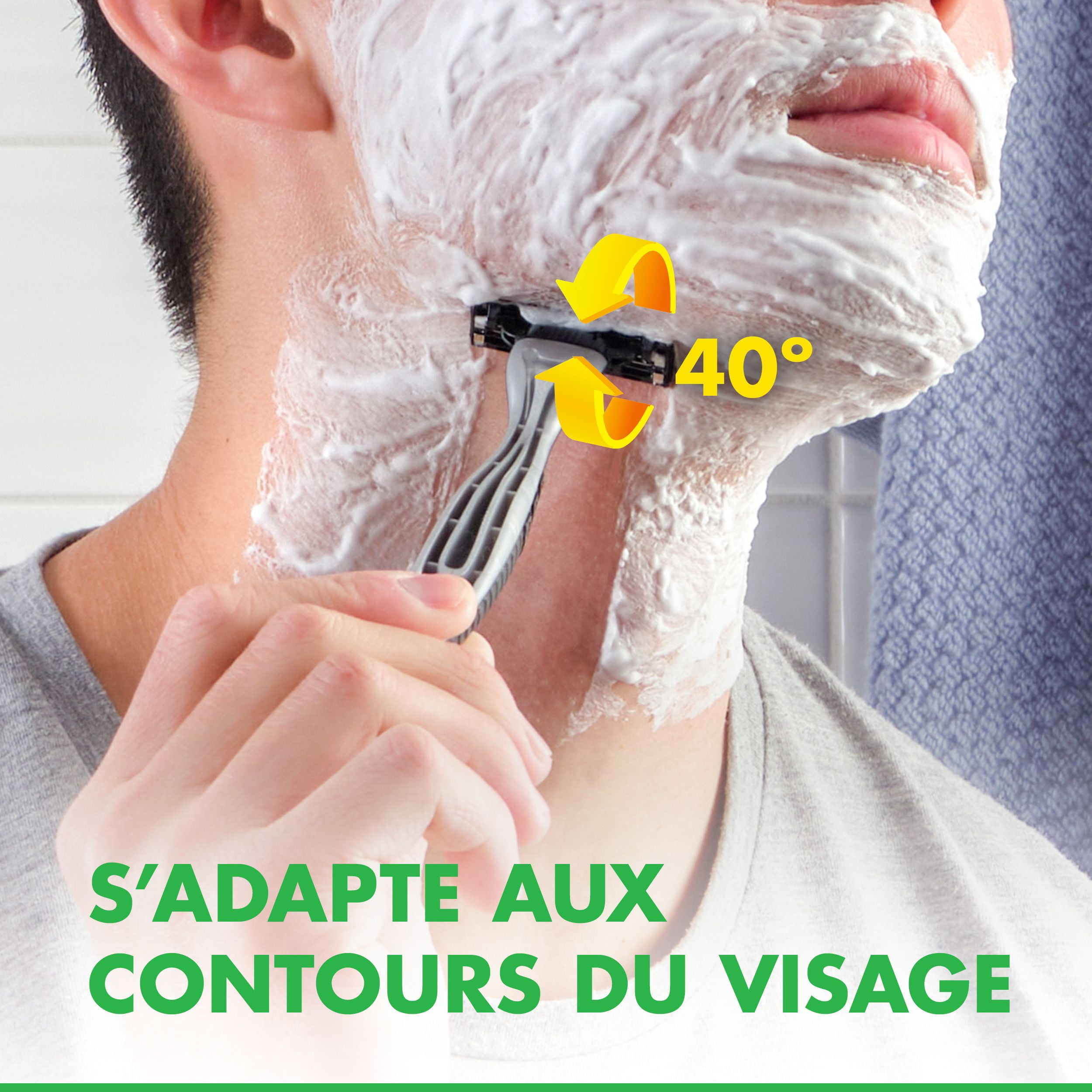 Gillette Mach3 Sensitive Men’s Disposable Razors, 7CT