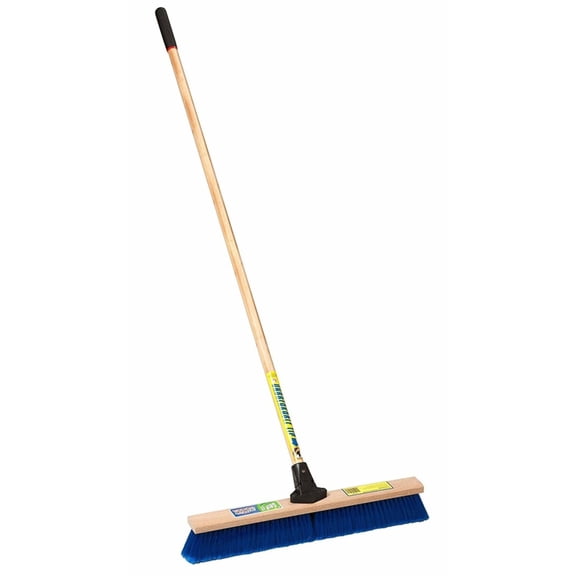 Harper 24 In. Dry Debris Push Broom For Indoor/outdoor Floor Cleaning