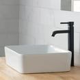 thumbnail image 4 of KRAUS 19-inch Modern Rectangular White Porcelain Ceramic Bathroom Vessel Sink and Ramus Faucet Combo Set with Pop-Up Drain, Oil Rubbed Bronze Finish, 4 of 11
