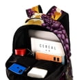 thumbnail image 4 of Lightweight Backpack Grape School Bag Travel Laptop Daypack for Men Women Casual Rucksack, 4 of 6