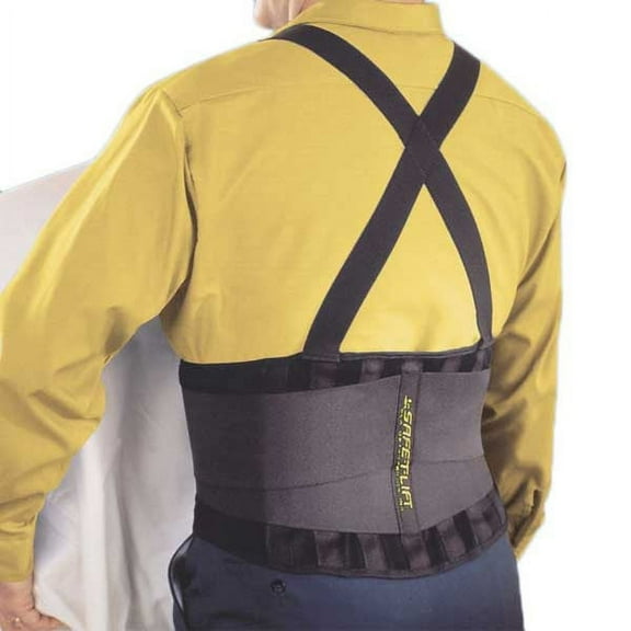 FLA Orthopedic 70-1101SBLK Safe-T-Lift LX Working Back Support, Extra Small Black