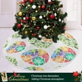 thumbnail image 6 of Coolnut Easter Eggs Christmas Tree Skirt 48", Easter Tree Skirt Double Layers Polyester Easter Tree Skirt for Easter Holiday Party Decoration, 6 of 6