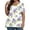 (Type 20)Multicolor, variant on Patlollav Oversized Women Clothes Plus Size Tops Short Sleeve V-Neck Blouse