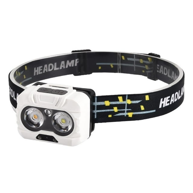 Phare à Détecteur de Mouvement Mini USB Rechargeable Lampe de Camping Lampe de Poche ‖ H4C2