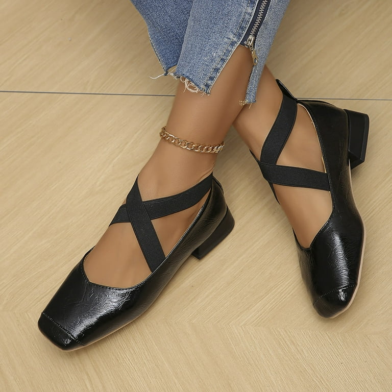 Flat shoes with criss cross straps deals