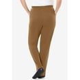 thumbnail image 2 of Woman Within Plus Size Petite 7-Day Knit Straight-Leg Pull-On Pants, 2 of 5
