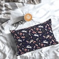 thumbnail image 6 of Kdxio Cotton Pillow Cases 20"x30" Pillowcases,Soft and Breathable Bedroom Pillow Cases-Retro Rabbit Flower, 6 of 8