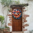 thumbnail image 6 of EFINNY July 4th Americana Memorial Day Patriotic Handcrafted Wreath, 6 of 8