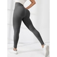 thumbnail image 5 of Pantalones de fitness sin costuras que levantan la cadera, pantalones de yoga ajustados de cintura alta con contracción abdominal y cadera color melocotón, 5 of 5