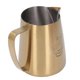 thumbnail image 4 of 304 Stainless Steel Frothing Cup 420ML with Streamlined Design and Olecranon Outlet - Gold, 4 of 5
