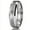 6mm, variant on Pair Ring Simple Couple Tungsten Steel Flat Chamfer Middle Sand Ring