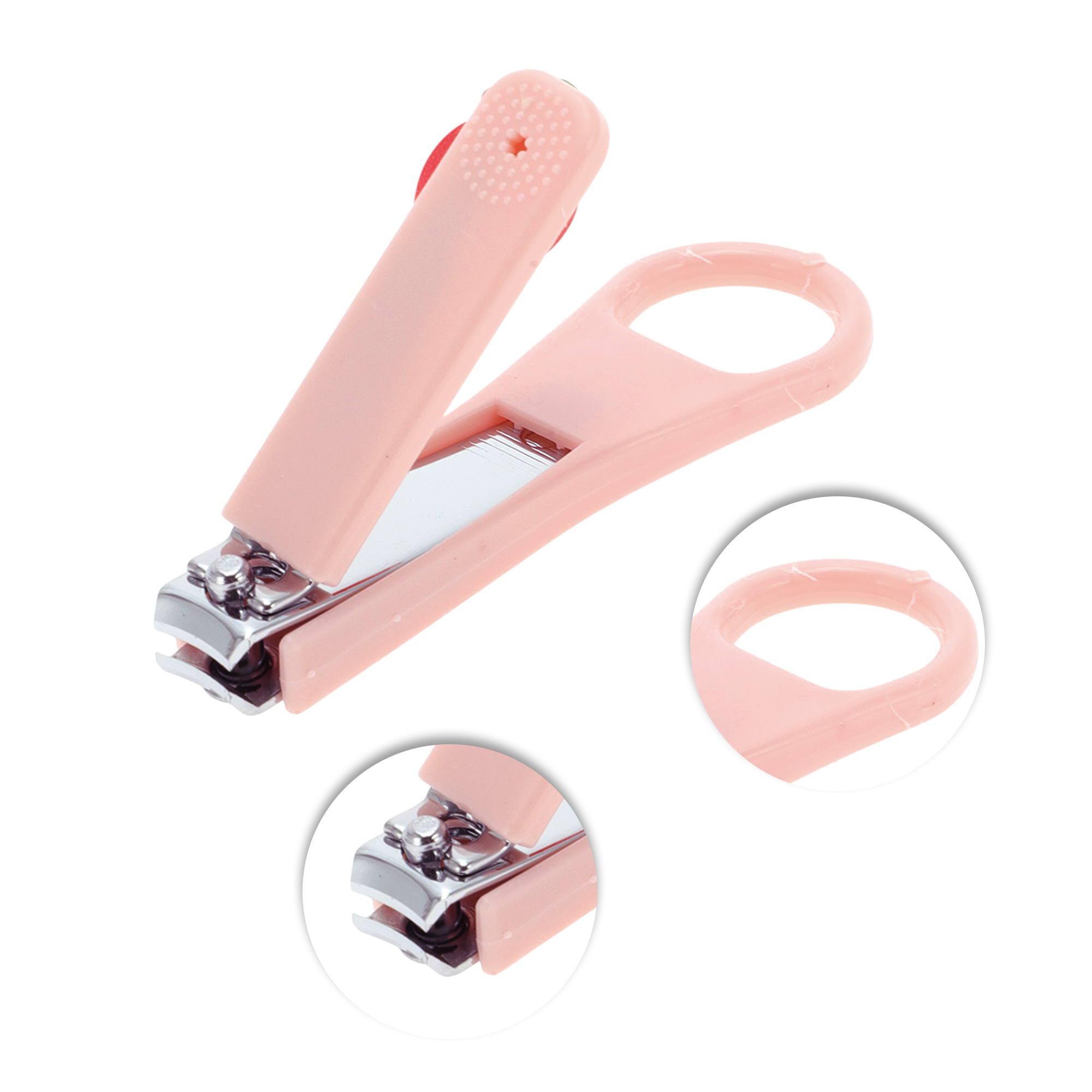 Unique Bargains Cartoon Strawberry Nail Clipper for Women and Men Pink Nail Clipper 1 Pc