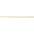 thumbnail image 3 of 14K Yellow Gold 20in 2.6mm White Pave Curb Chain with Lobster Clasp, 3 of 4