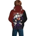 thumbnail image 5 of Jujutsu Kaisen Satoru Gojo Kids' Hoodie 3d Print Sweatshirt Soft Pullover Hooded With Big Pockets For Boys Or Girls Medium, 5 of 7