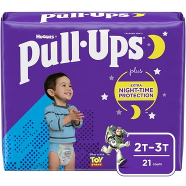 PulUps Boys' Night-Time Training Pants, 2T-3T, 21 Ct