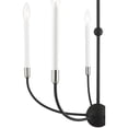 thumbnail image 6 of 5 Light Black Chandelier with Steel base material, 6 of 6