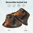 thumbnail image 6 of Balery Adorable Otter Pair Hug Sun Hats for Men Women Bucket Hat UPF 50+ Buckey Hat Boonie Hat Foldable UV Protection Hiking Beach Fishing Summer, 6 of 9