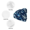 thumbnail image 3 of Hirioo Blue Bus for Men's Knit Cuffed Beanie for Outdoor Activities Unisex, 3 of 6