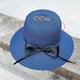 thumbnail image 2 of Sombrero de paja con lazo para mujer, de 56 a 58 cm de circunferencia, de ala grande, para verano, para viajes al aire libre, protector solar, para playa, 2 of 5