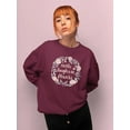 thumbnail image 2 of Earth Laughs In Flowers Sweatshirt Women -Grace Popp Designs, Female Large, 2 of 4