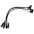 thumbnail image 2 of MasteelfCA 5PCS DC Power to 4-Pin Adapter 12V DC Female to 4pin Computer Fan Splitter Cable, 2 of 8