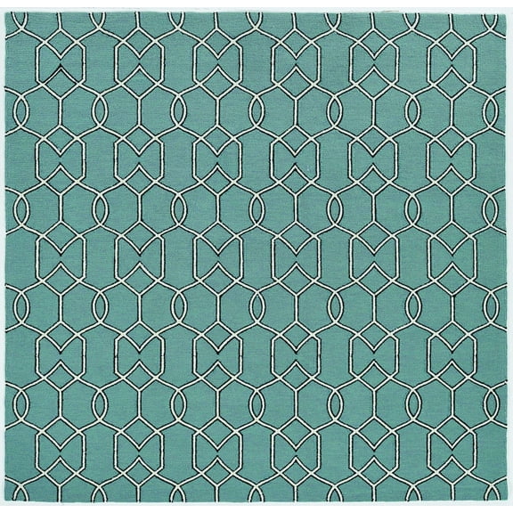 7' Square   UV treated Polypropylene Spa Area Rug