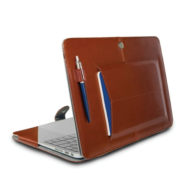 Leather MacBook Pro & Air 13 inch Case & Folio (Brown) 2016
