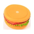 thumbnail image 2 of Juguete premium para perros, hamburguesa, hamburguesa con queso, juguete de dentición para mascotas, juguetes masticables de silicona para perros, suministros para mascotas, 2 of 3