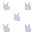 thumbnail image 1 of Minnieouse Chaleco de verano para mujer, chaleco moldeador, camiseta sin mangas para el pecho, camisetas sin mangas transpirables para hacer Type1 NO1, 1 of 6