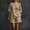Khaki, variant on Yuhangmm Solid Color V Neck Casual Two Piece Set for Women Shorts and Top Everyday Wear Resort Comfortable Blend Spring Summer Blue XXL
