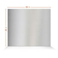 thumbnail image 2 of Smart Tiles - Peel and Stick Backsplash Stainless Steel Panel - Premium 3D Kitchen Stainless Panel, 2 of 3