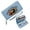 Blue, variant on GEEAD Card Holder Wallet for Women Wallet with Zipper Pockets for Women Leopard print Football helmet American football Ideal GiftSoft Texture Perfect for Parties, Work & Casual Use,