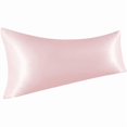 thumbnail image 1 of Chenchen Satin Body Pillowcase for Hair and Skin, Luxurious and Silky Pillow case with Envelope Closure, 20x54 Inches, Light Pink, 1 of 1