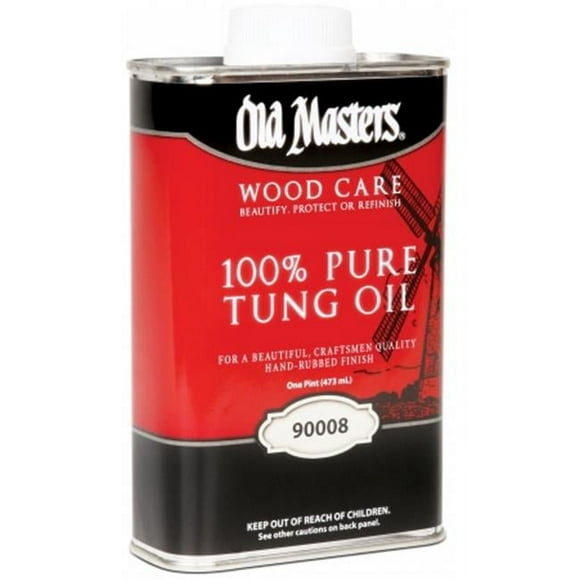 Old Masters 90008 1 Pint 100 Percent Pure Tung Oil