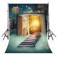 thumbnail image 1 of EREHome Polyester Fabric Fairy Tale Background for Photo 5x7ft Children Theme Book World Elephant zebra Photography Backdrop Studio Props Wall, 1 of 1