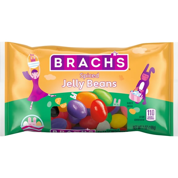 Brach's Spiced Jelly Bean, Easter Candy, Easter Basket Stuffers, 7oz